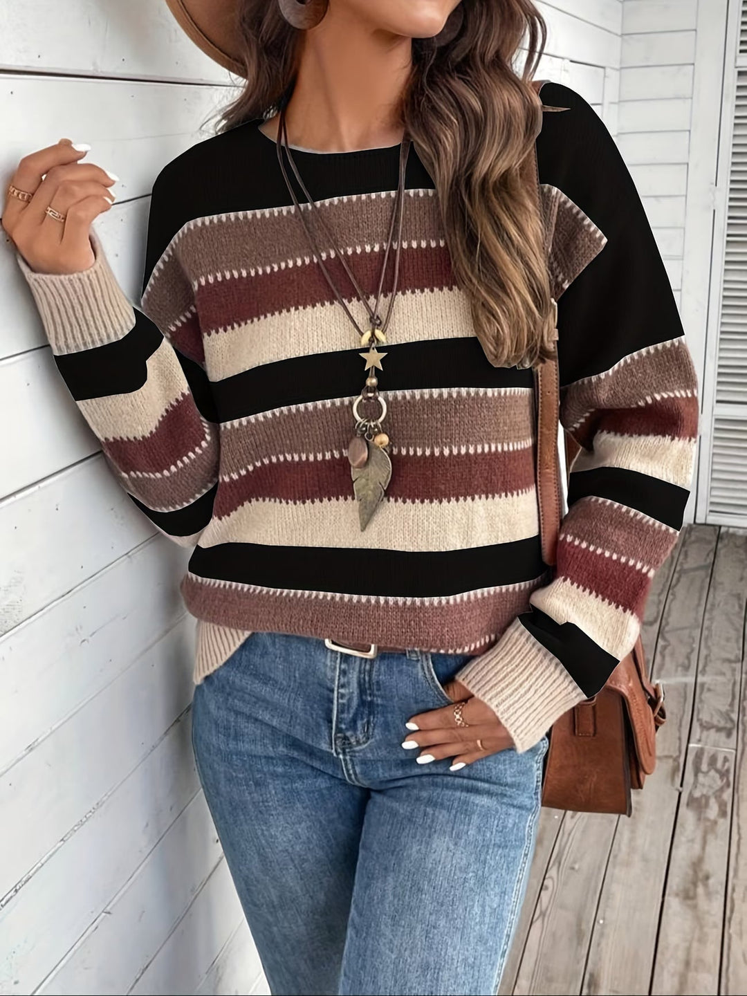 Loviyuza - Long Sleeve Knitted Sweater