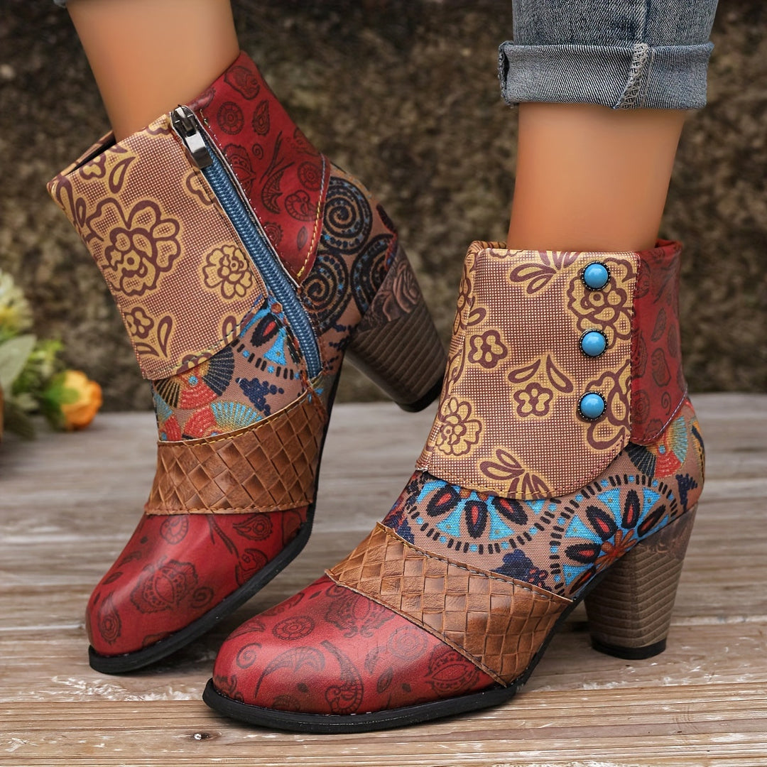 Briis - Chunky Heel Short Boot