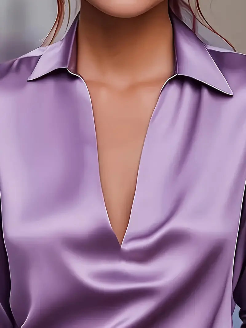 Lianyandra - Premium V-Neck Blouse
