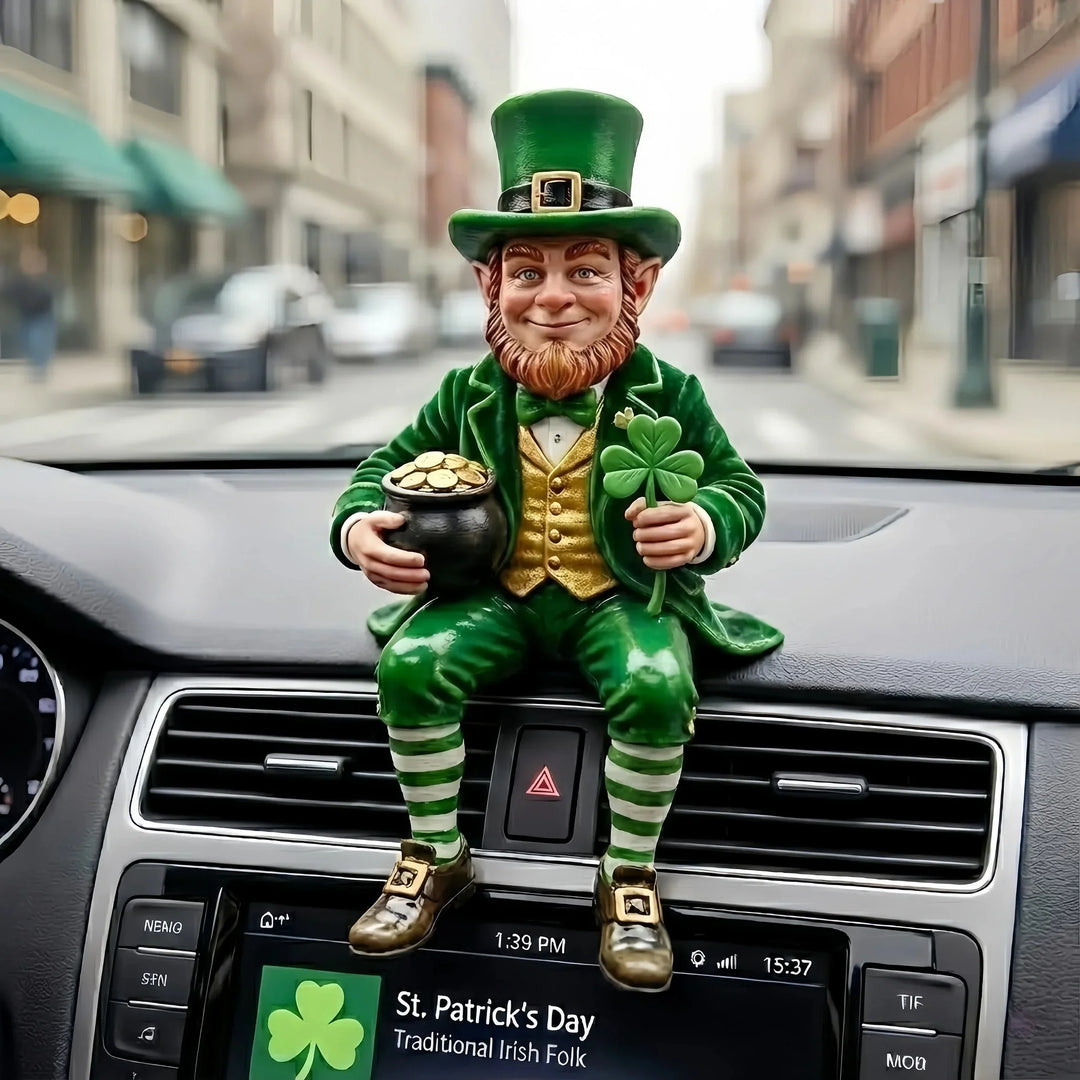 IrishFortune - St. Patrick’s Day Leprechaun Decorative Figurine