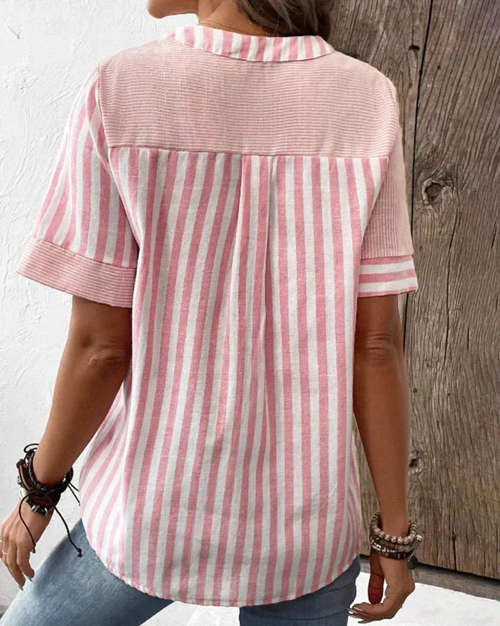 Lilly - Soft Striped Blouse