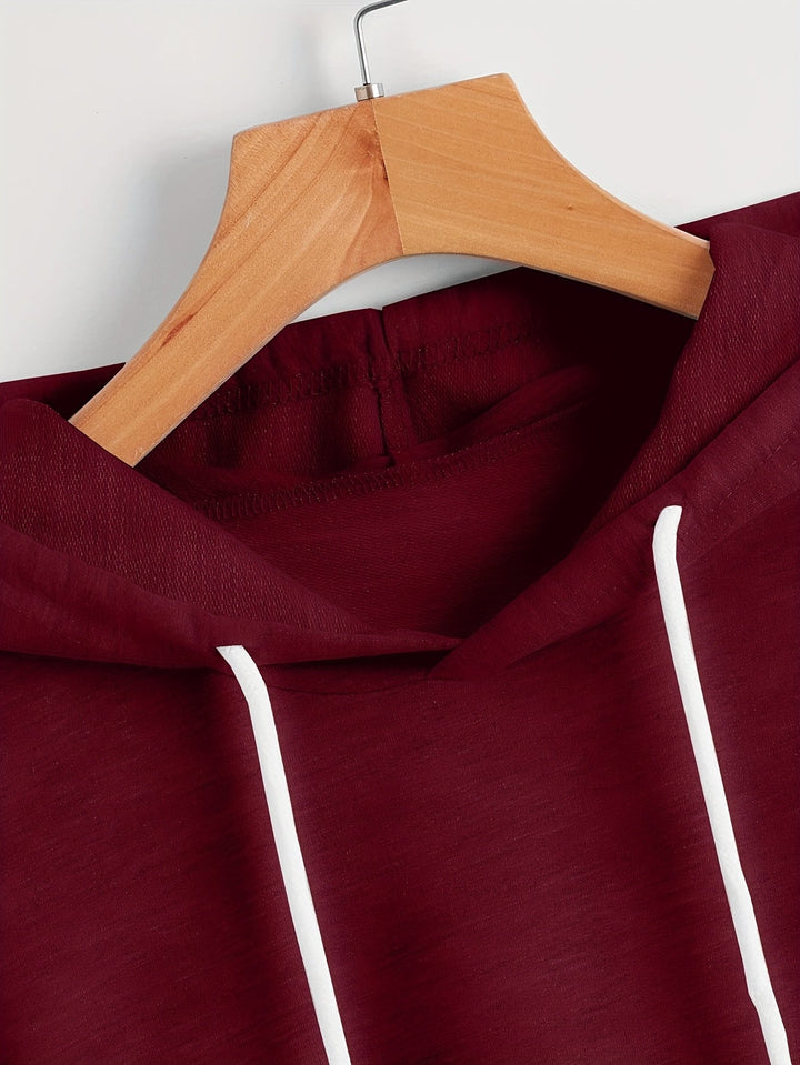 Matthias - Casual Asymmetrical Hem Hooded T-Shirt