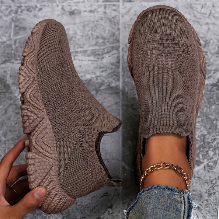Elisha - Knitted Shoes With Chunky Sole
