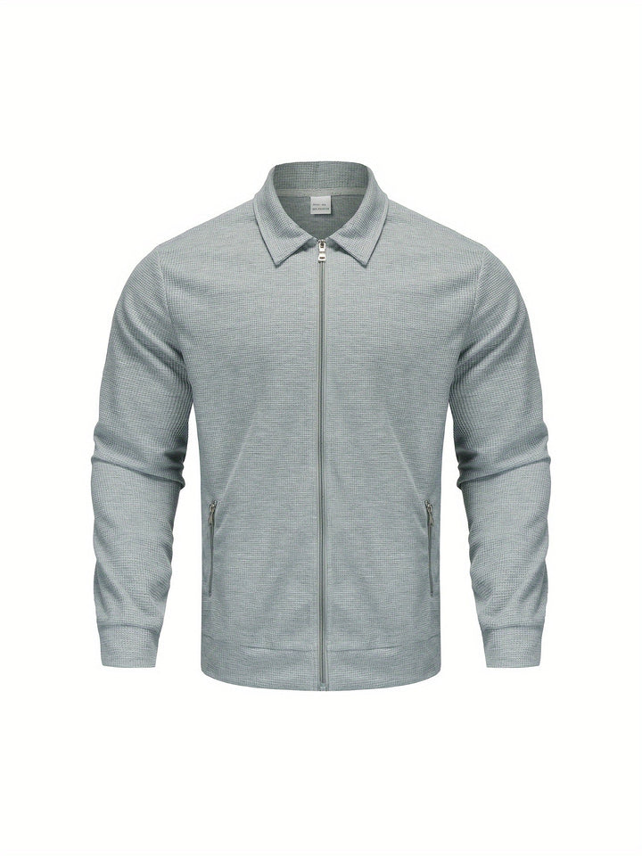 Marvin - Casual Polyester Zip-Up Jacket