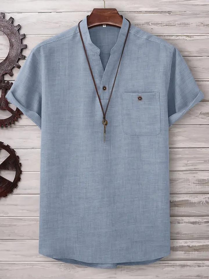 Kieth - Short Sleeve Shirt With Front Pocket