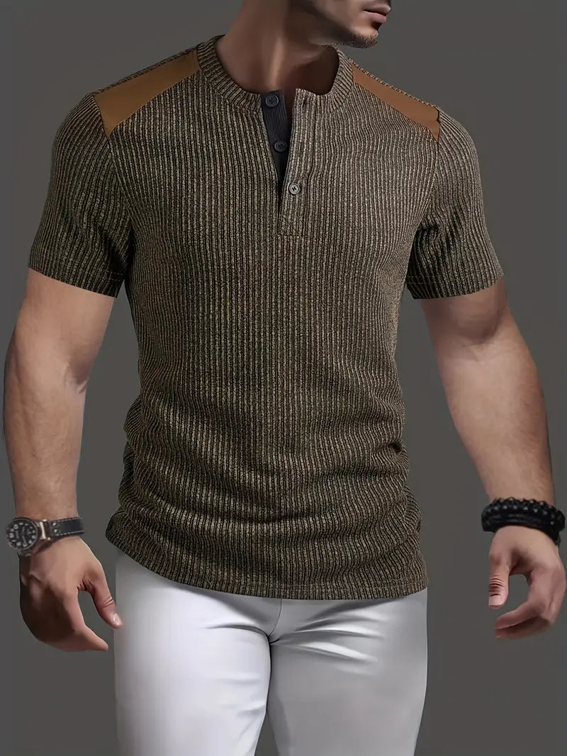 Cihan - Casual Striped Knitted Shirt