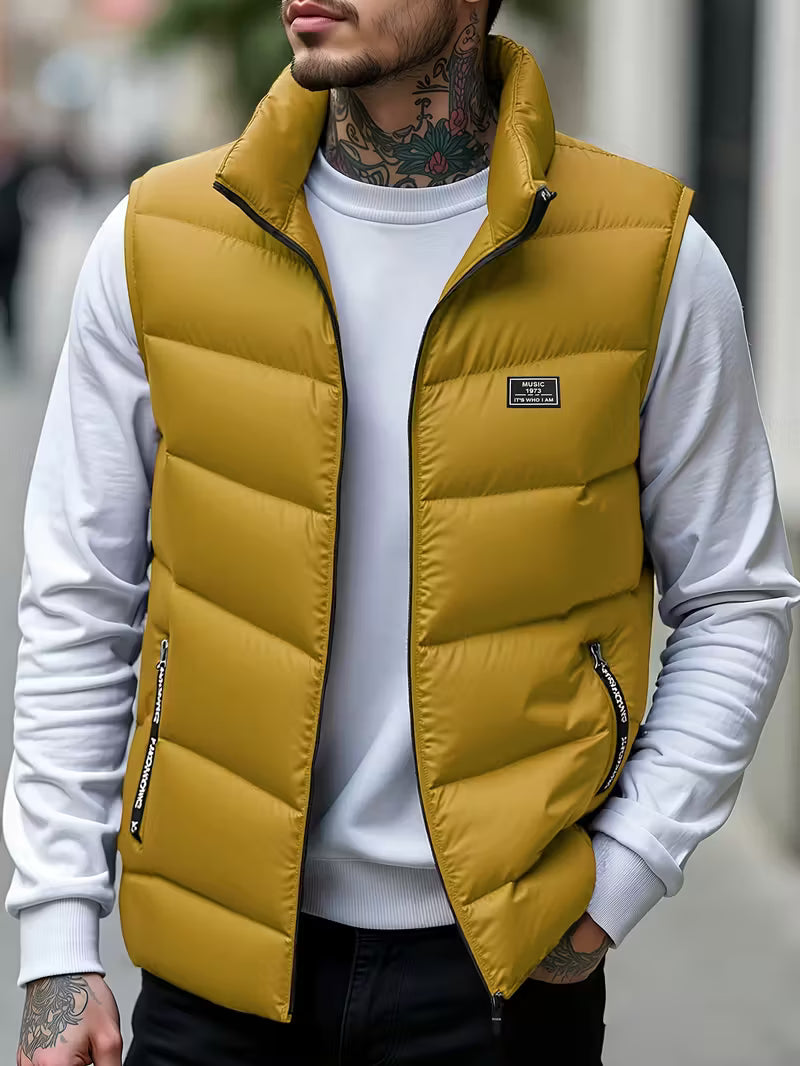 Amaury - Casual Zip-Up Puffer Vest