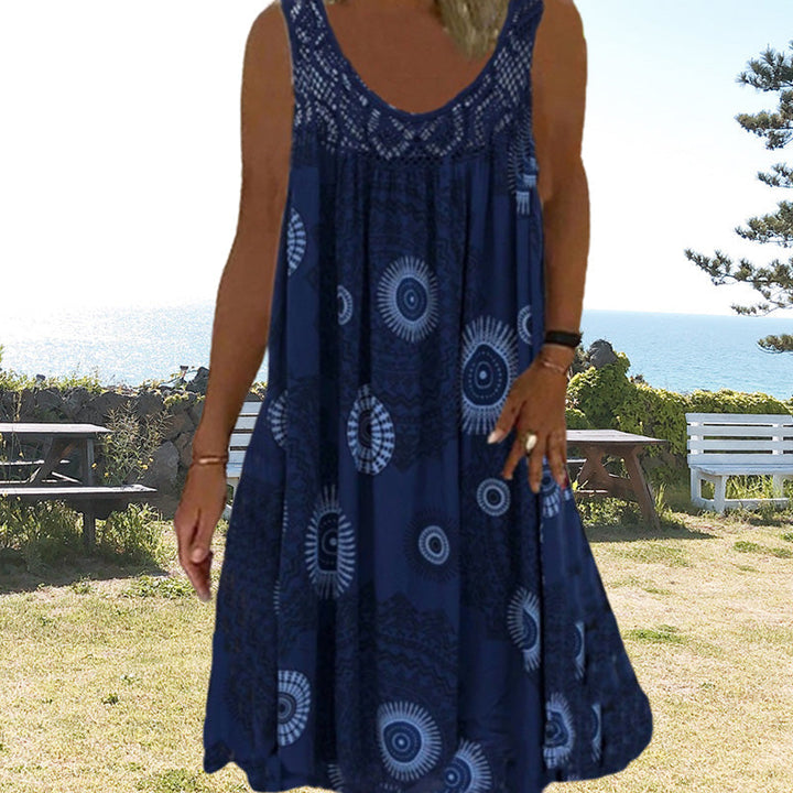 Paduch - Casual Summer Sleeveless Dress With Print