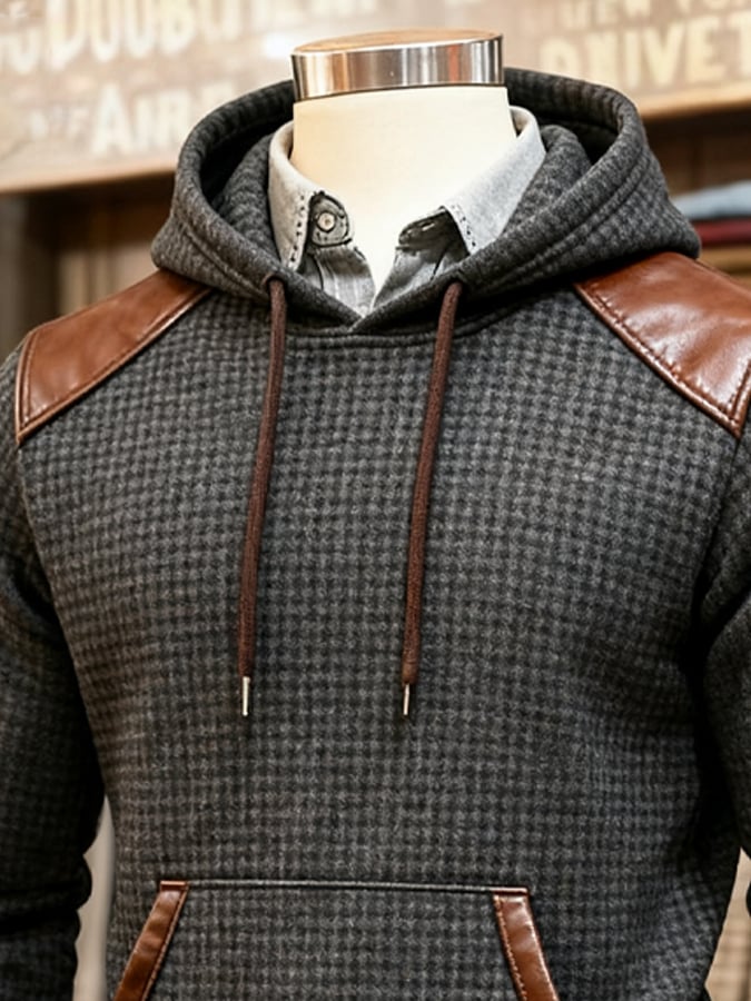 Southee - Long Sleeve Hoodie With And Waffle Design