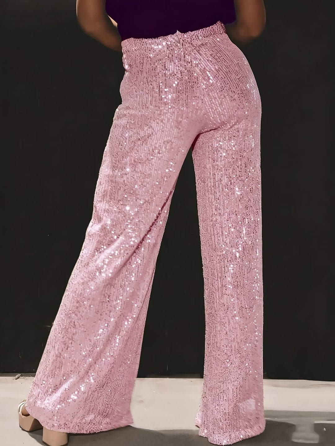 Tnora - Wide Leg High Waist Trouser