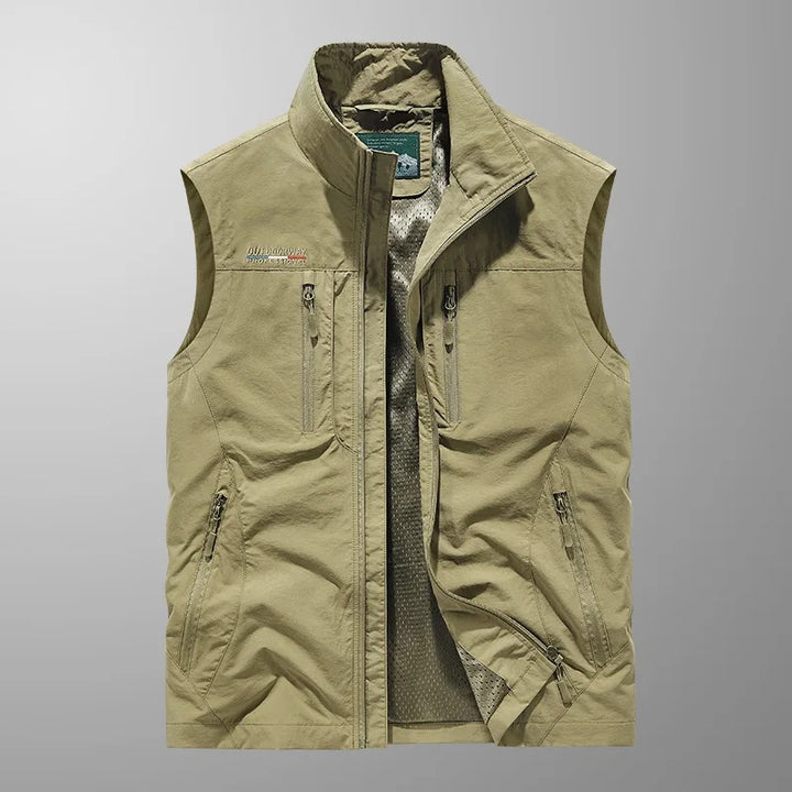 Vincent - Multi-Pocket Breathable Outdoor Cargo Vest