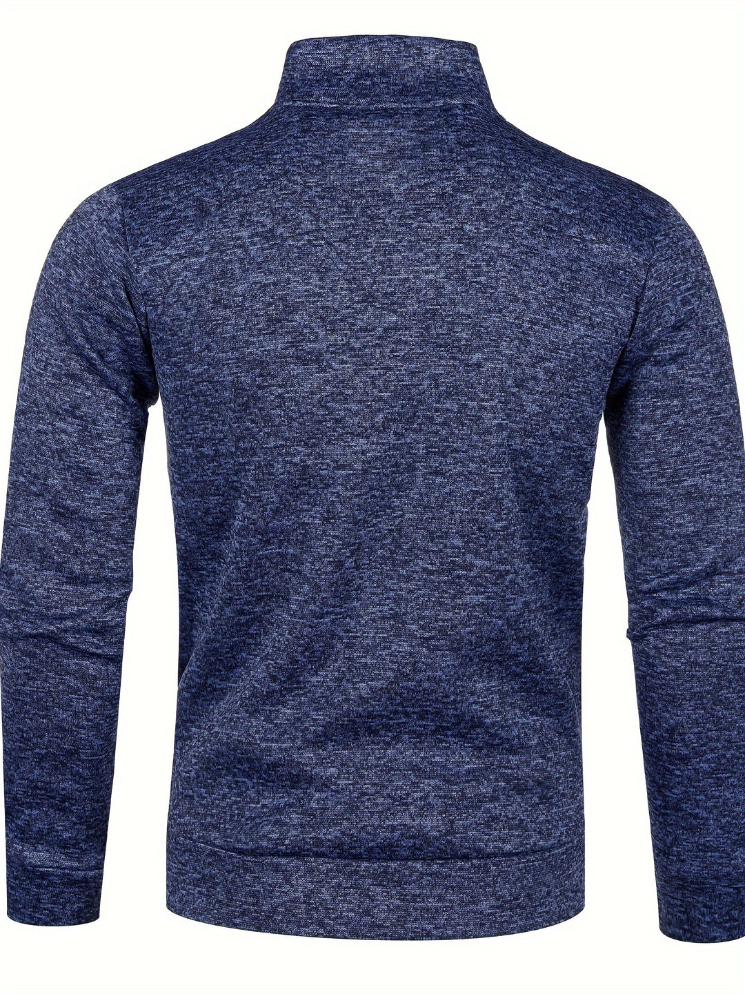 Grzegorz - Long Sleeve Knitted Jacket With Zip Up