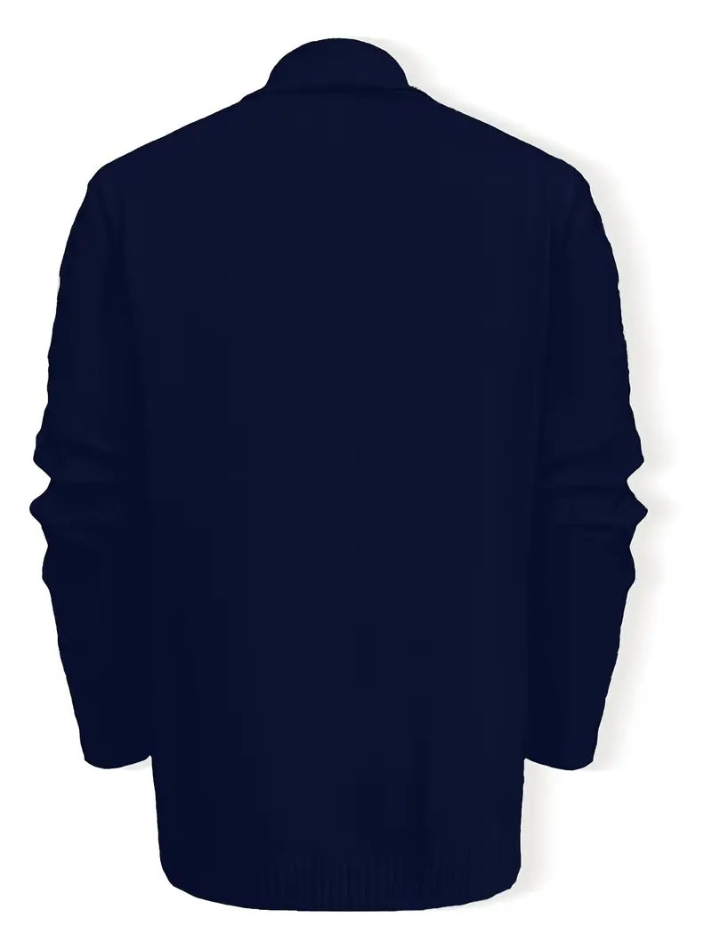 Hatem - Casual Long Sleeve Knitted Cardigan