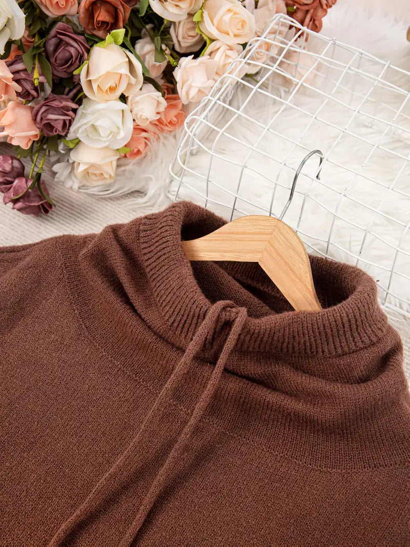 Natala - Knitted Sweater With Kangaroo Pocket