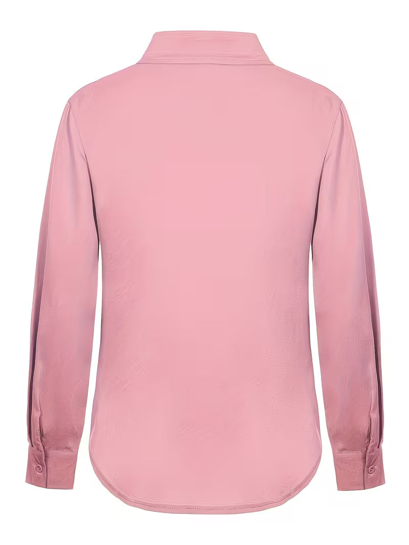Jorunn - Embroidered Cut-Out Long Sleeve Blouse