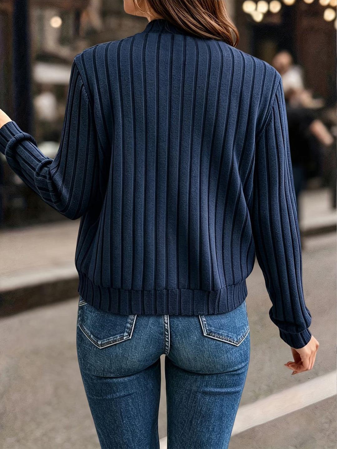 Emilea - Lone Sleeve Knitted Jacket
