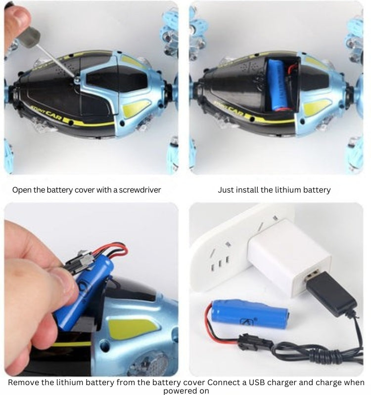 GyroRacer - Gesture Sensor Controlled Stunt Remote Control Car