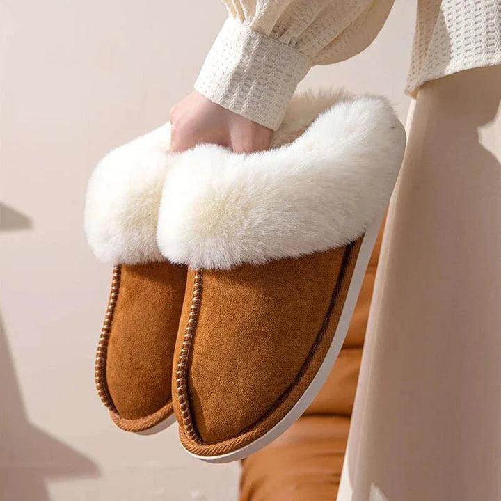 Chioma - Non Slip Fur Slippers For Winter