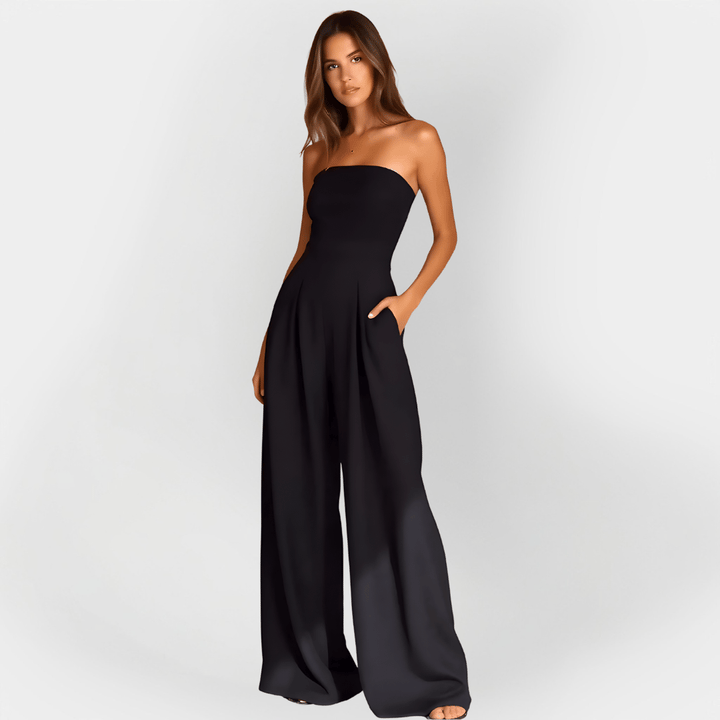 Nefeli - Elegant V-Neck Party Maxi Dress