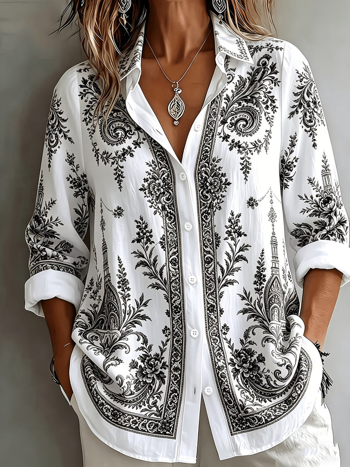 Aldana - Button-Up Long Sleeve Shirt
