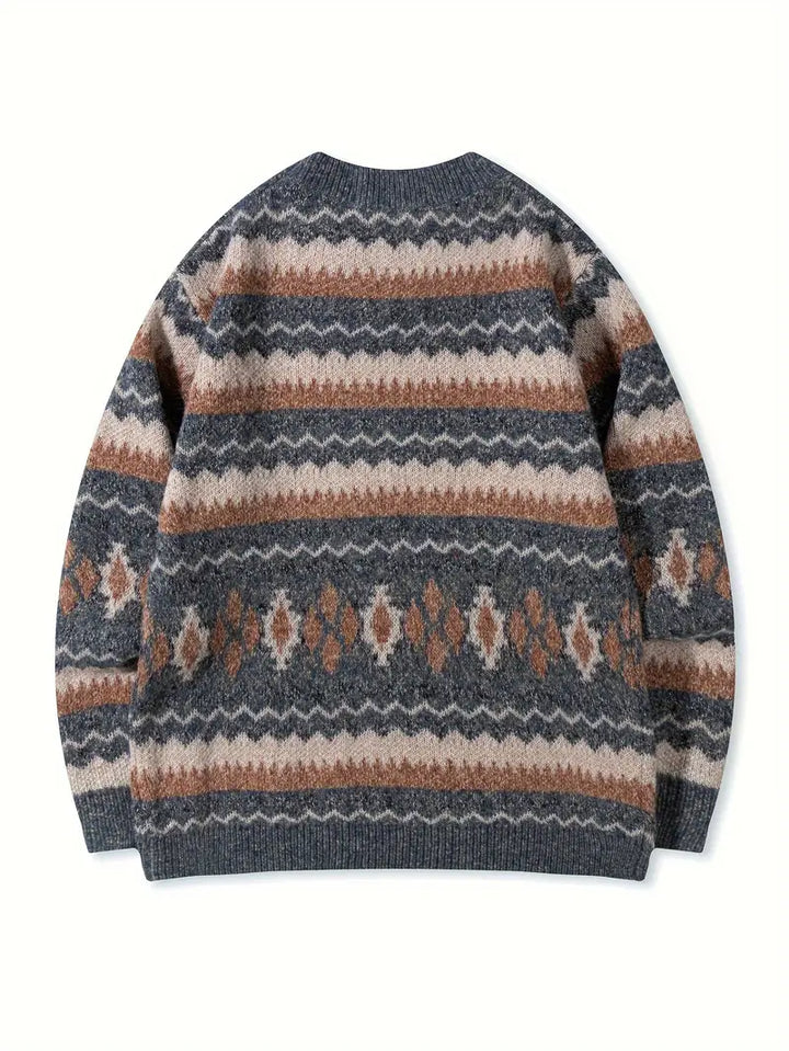 Hartman - Casual Geometric Knitted Sweater