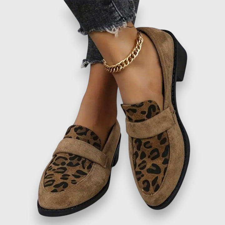 Lucyna - Elegant Leopard Print Loafer
