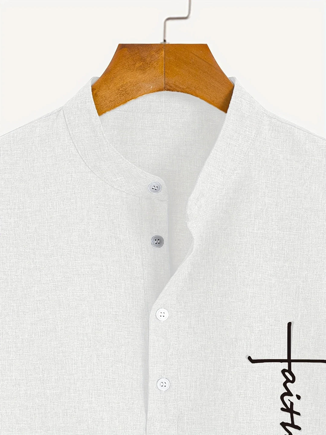 Elliott - Elegant Short Sleeve Shirt With Stand Collar