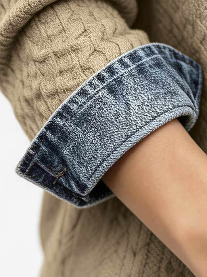 Miraelene - Long-Sleeve Patch Pocket Shirt