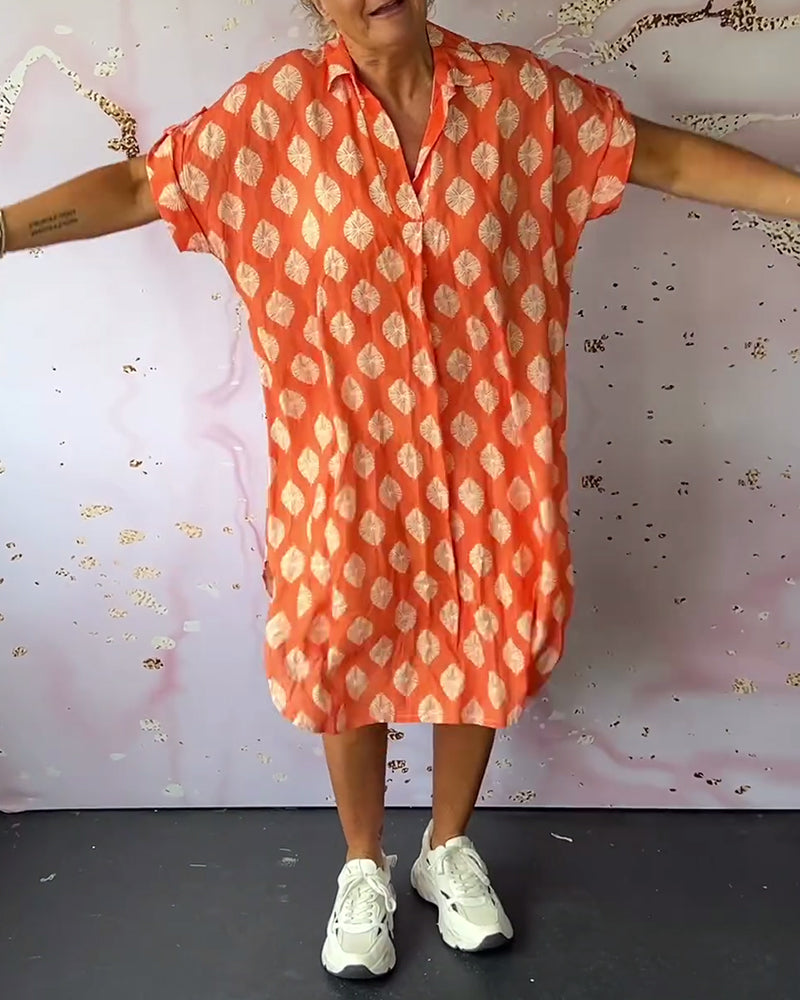 Dini - Stylish Dress With V Neck