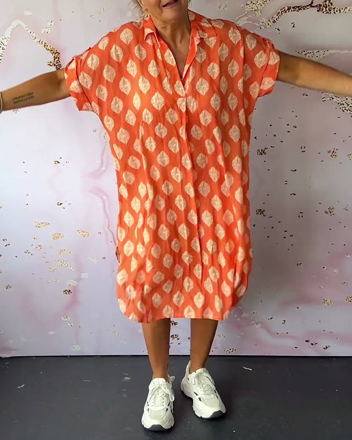 Dini - Stylish Dress With V Neck