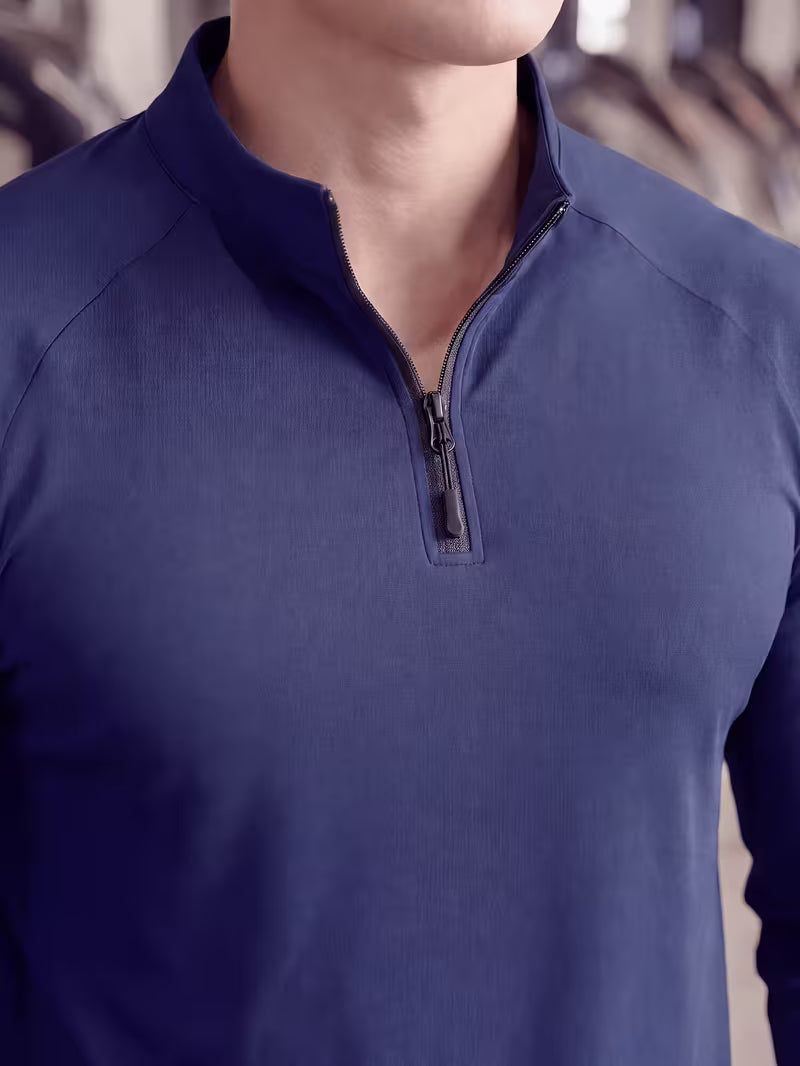 Zerdan - Half Zip Long Sleeve Sweatshirt