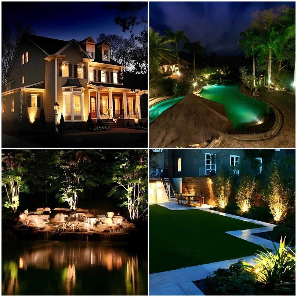 LumaBloom - Solar Garden Spotlight