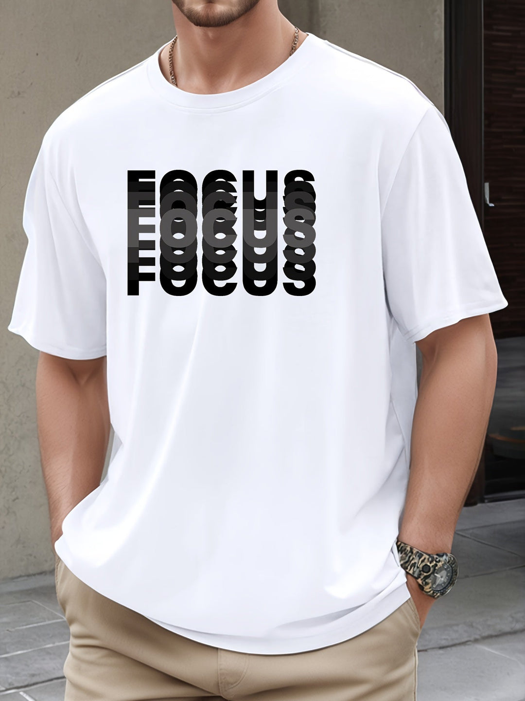 Focus – Stylish T-Shirt With Effect Design
