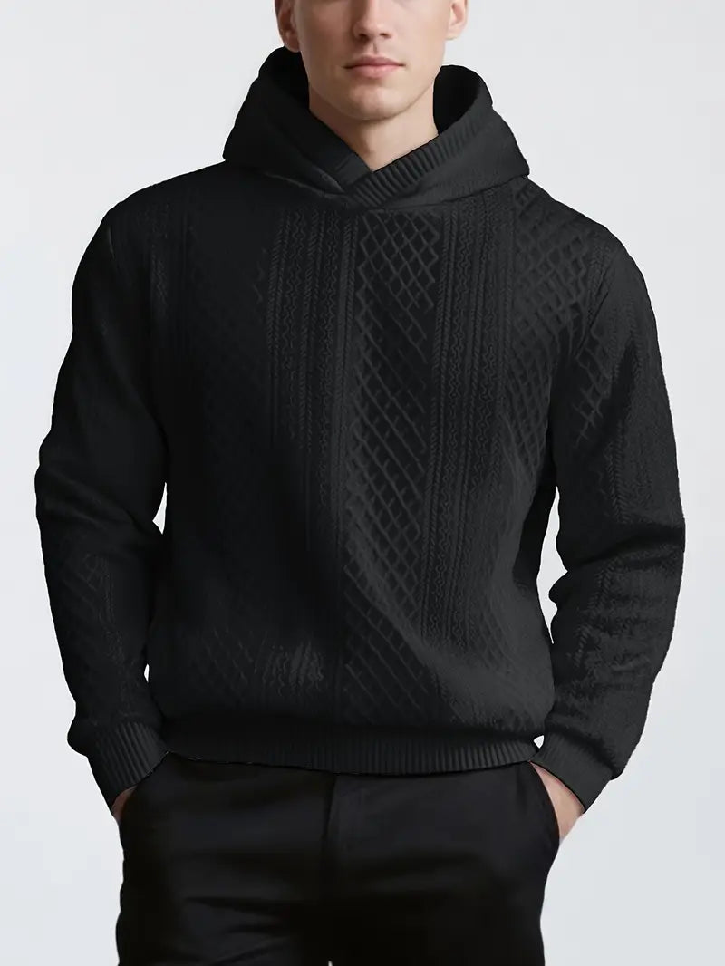 Karah - Long Sleeve Knitted Hoodie