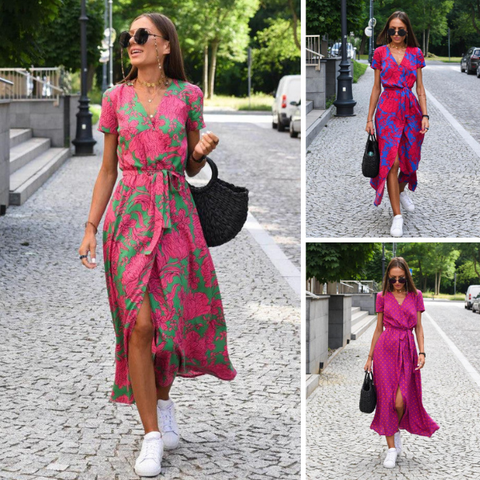 Theresita - Elegant Wrap Dress