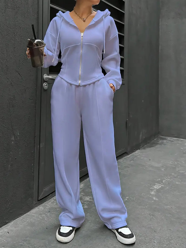 Nanci - Casual Long Sleeve Two Piece Set