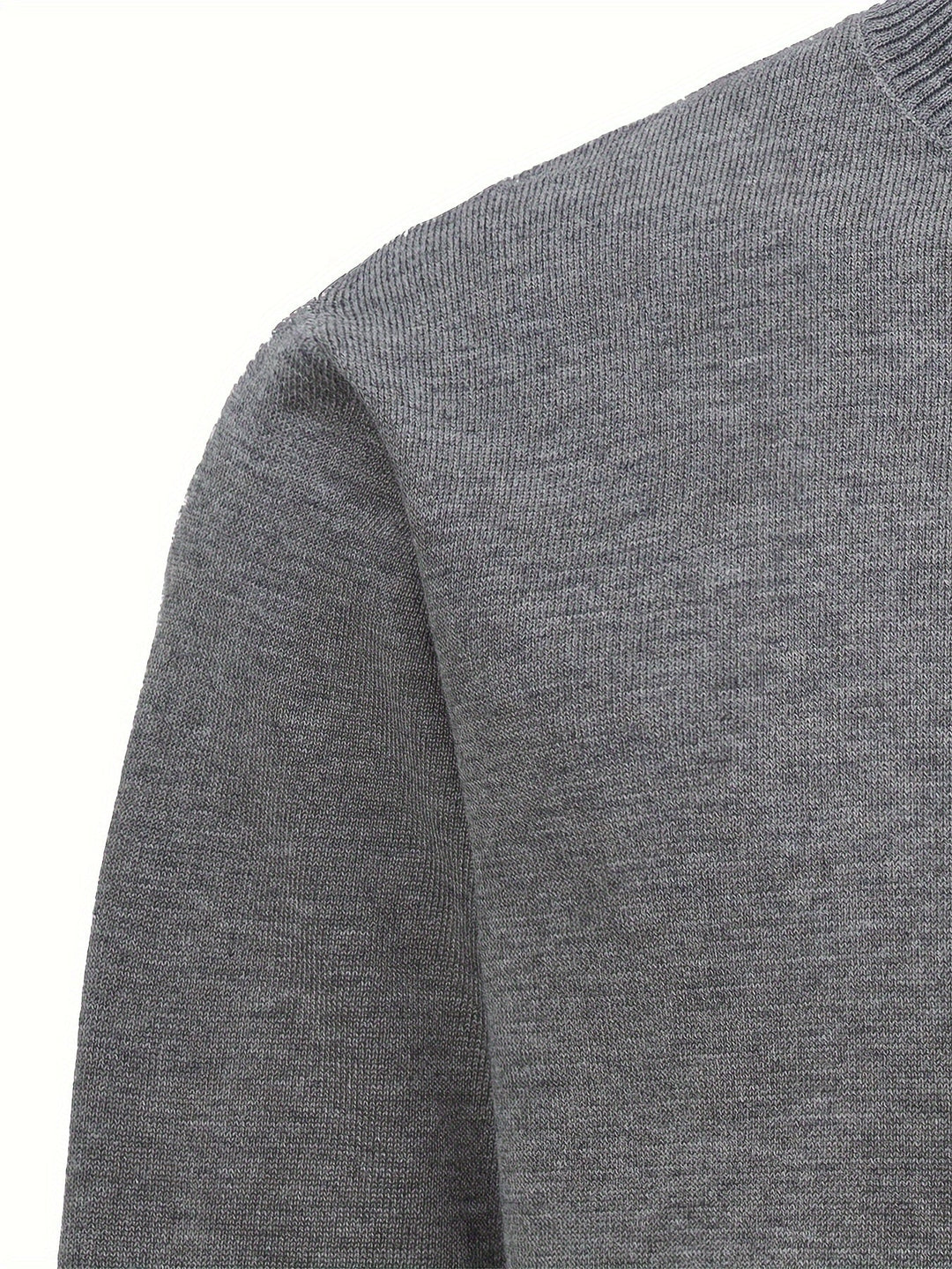 Sumuel - Zip Knit Sweater With Ribbed Collar