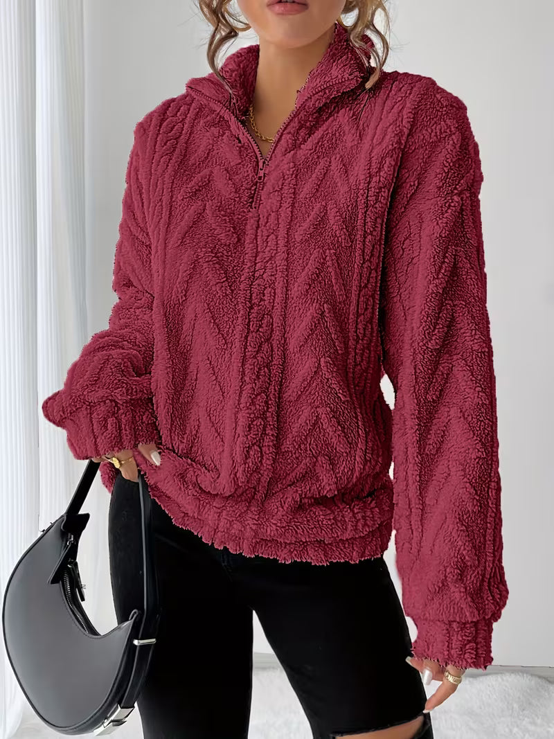 Oriaenica - Versatile Warm Fleece Sweatshirt