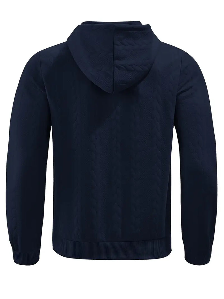 Philipp - Casual Zip Up Hoodie With Long Sleeve
