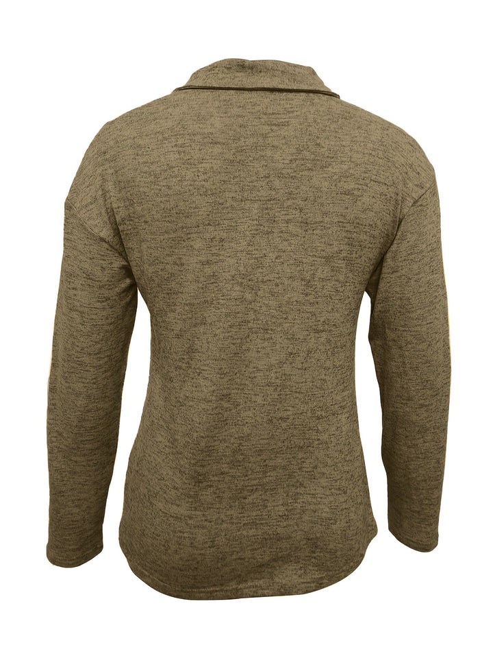 Cleo - Long Sleeve Shirt With Zipper