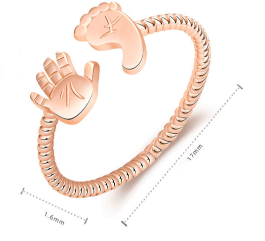 PalmBliss - Wonderful Mama Baby Palm and Feet Ring