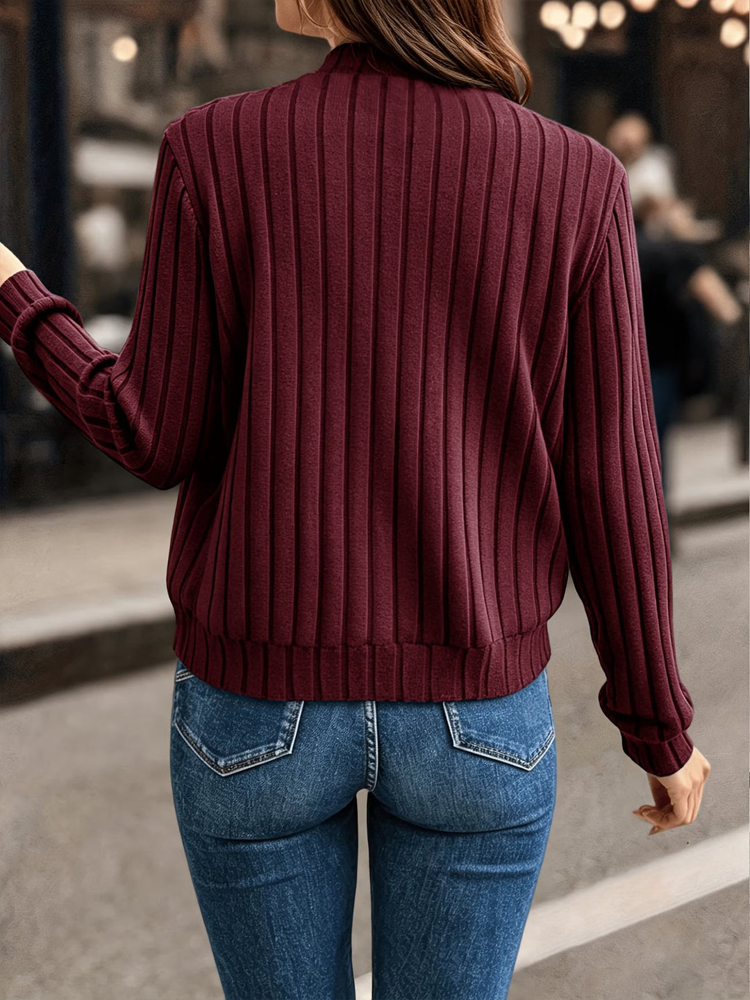 Emilea - Lone Sleeve Knitted Jacket