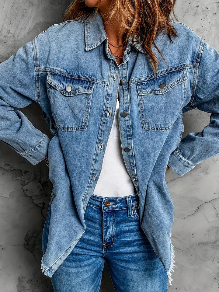 Malika - Long Sleeve Denim Jacket
