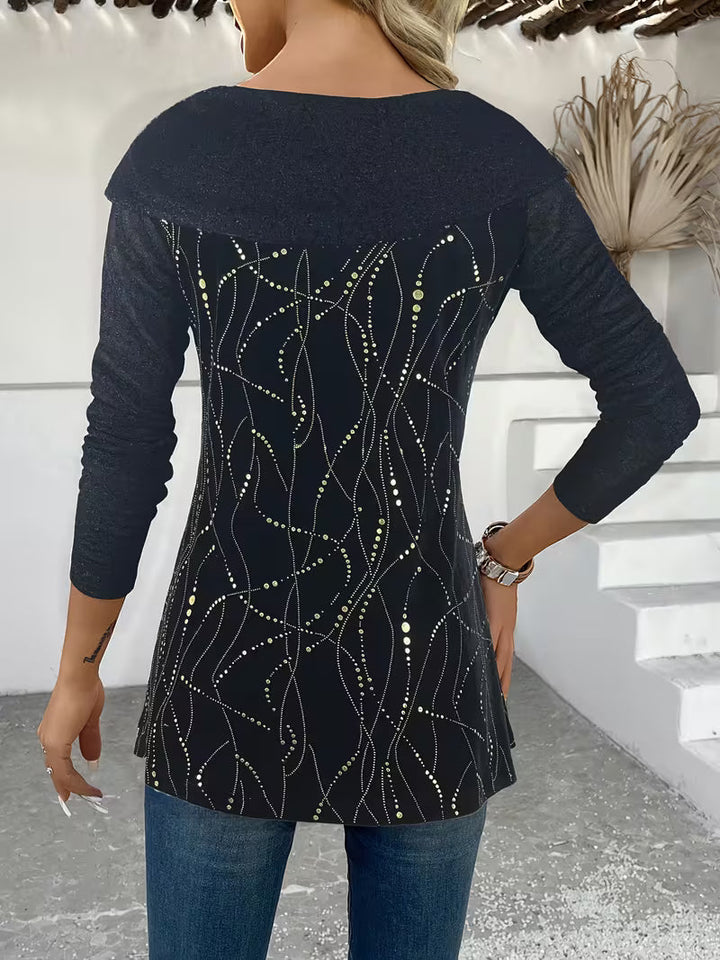 Leonana - Elegant Long Sleeve Top