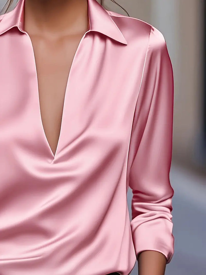 Nadene - Premium V-Neck Blouse