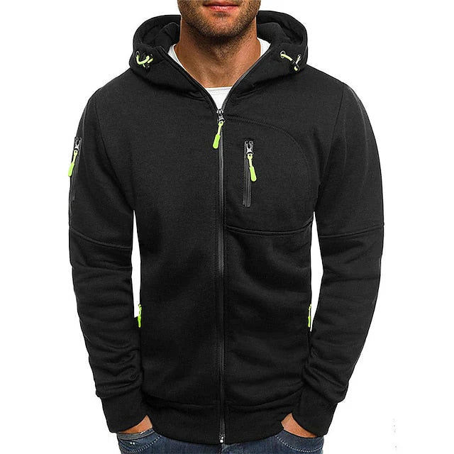 Clark – Hooded Cardigan With Zipper