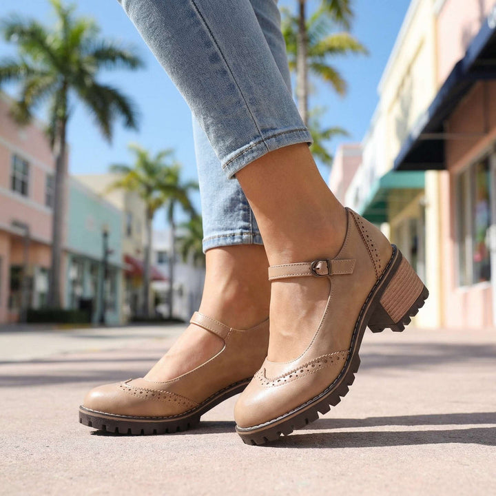 Bahar - T-Strap Mary Jane Heels