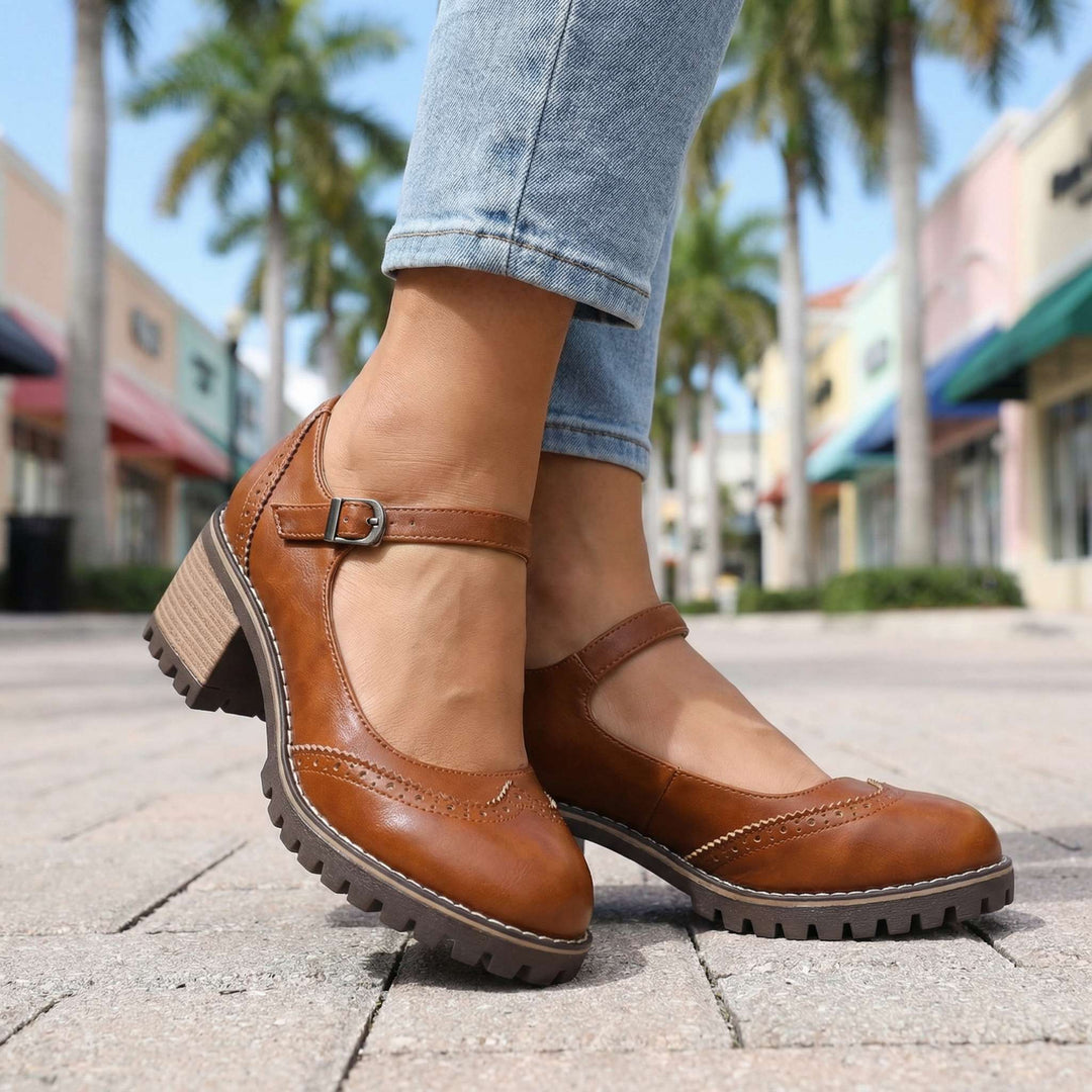 Bahar - T-Strap Mary Jane Heels