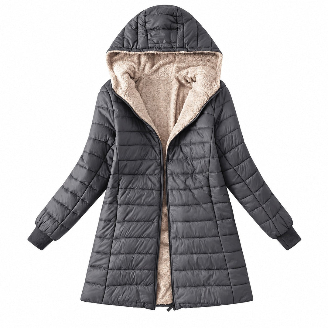 Astriya - Lined Winter Coat With Hoodie