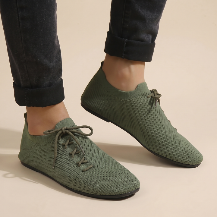 Denilson - Lightweight Knitted Lace Up Loafers